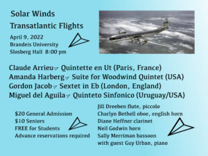 Concert Poster Solar Winds - Transatlantic Flights